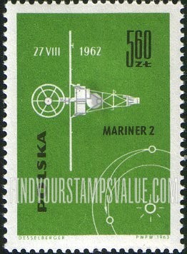 FindYourStampsValue: American and Russian Spacecrafts: Mariner 2