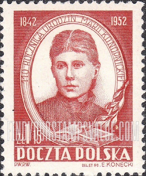 FindYourStampsValue: Maria Konopnicka