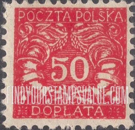 FindYourStampsValue: POSTAGE DUE - Regular Issues: Numerals of Value