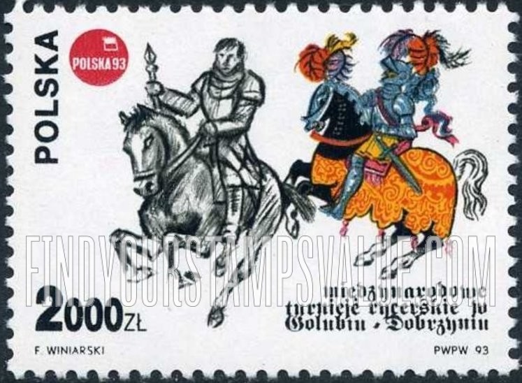 FindYourStampsValue: International Medieval Knights’ Tournament, Golub-Dobrzyn