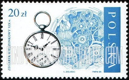 FindYourStampsValue: Antique Clocks: Pocket watch, 19th centennial