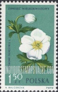 FindYourStampsValue: Flowers: Anemone