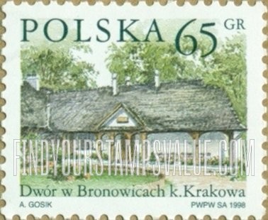 FindYourStampsValue: Polish Country Estates Type of 1997: Bronowicach