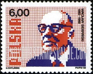 FindYourStampsValue: Mathematicians: Waclaw Sierpinski (1882-1969)