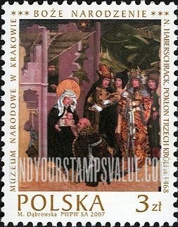 FindYourStampsValue: Adoration of the Magi, by Mikolaj Haberschrack