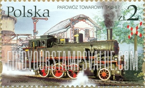 FindYourStampsValue: Steam Locomotives: TKi3-87
