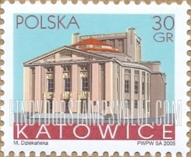 FindYourStampsValue: Buildings, Katowice