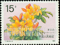 FindYourStampsValue: Rhododendrons: Molle - 杜鹃花: 黄杜鹃