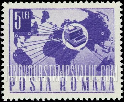 FindYourStampsValue: World map and teletype