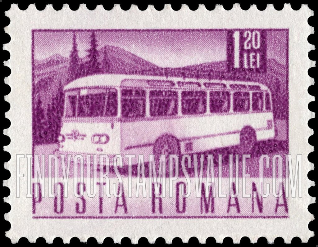 FindYourStampsValue: Autobus: Type of Regular Issue