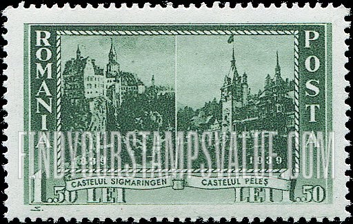 FindYourStampsValue: Sigmaringen and Peles Castles