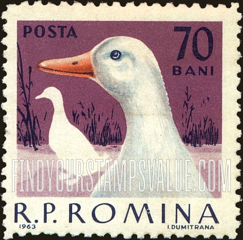 FindYourStampsValue: Domestic poultry: Duck