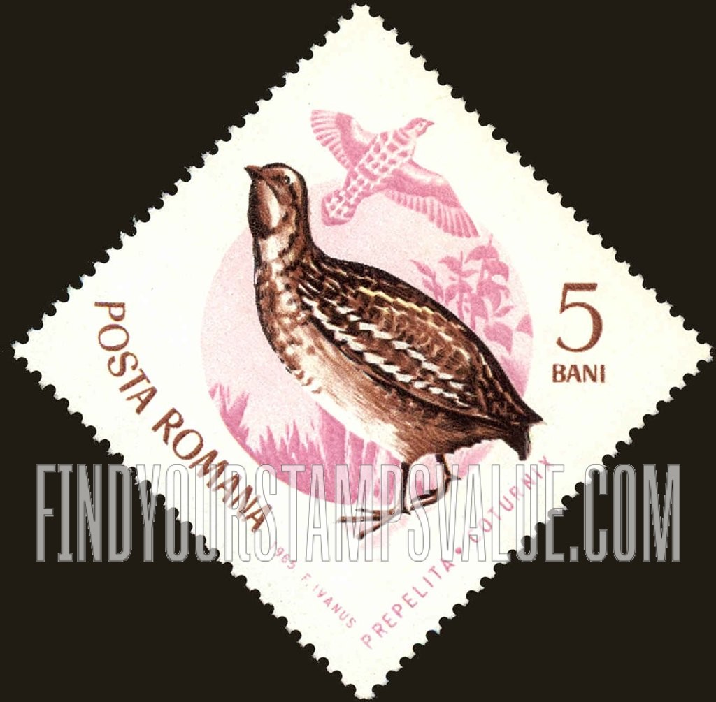 FindYourStampsValue: Birds: European Quail