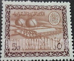 FindYourStampsValue: Gas-oil separating plant, Buqqa - عزل الغاز عن النفط في الحقل النفطي، البقعة