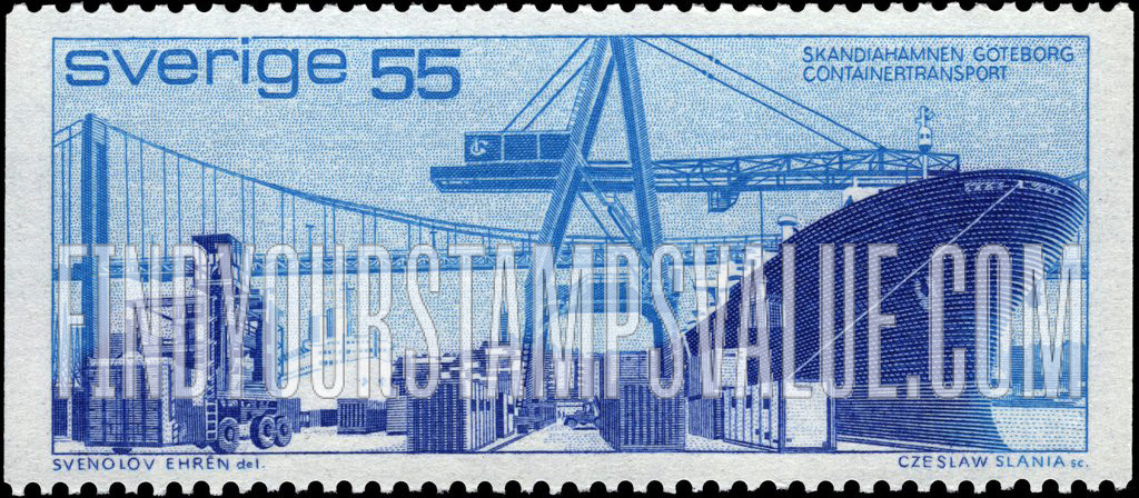 FindYourStampsValue: Gothenburg Harbor