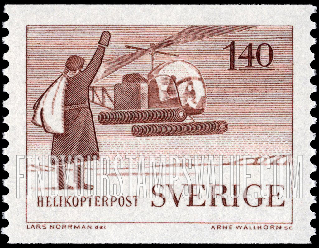 FindYourStampsValue: Helicopter Mail Service