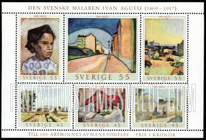 FindYourStampsValue: Paintings by Ivan Agueli