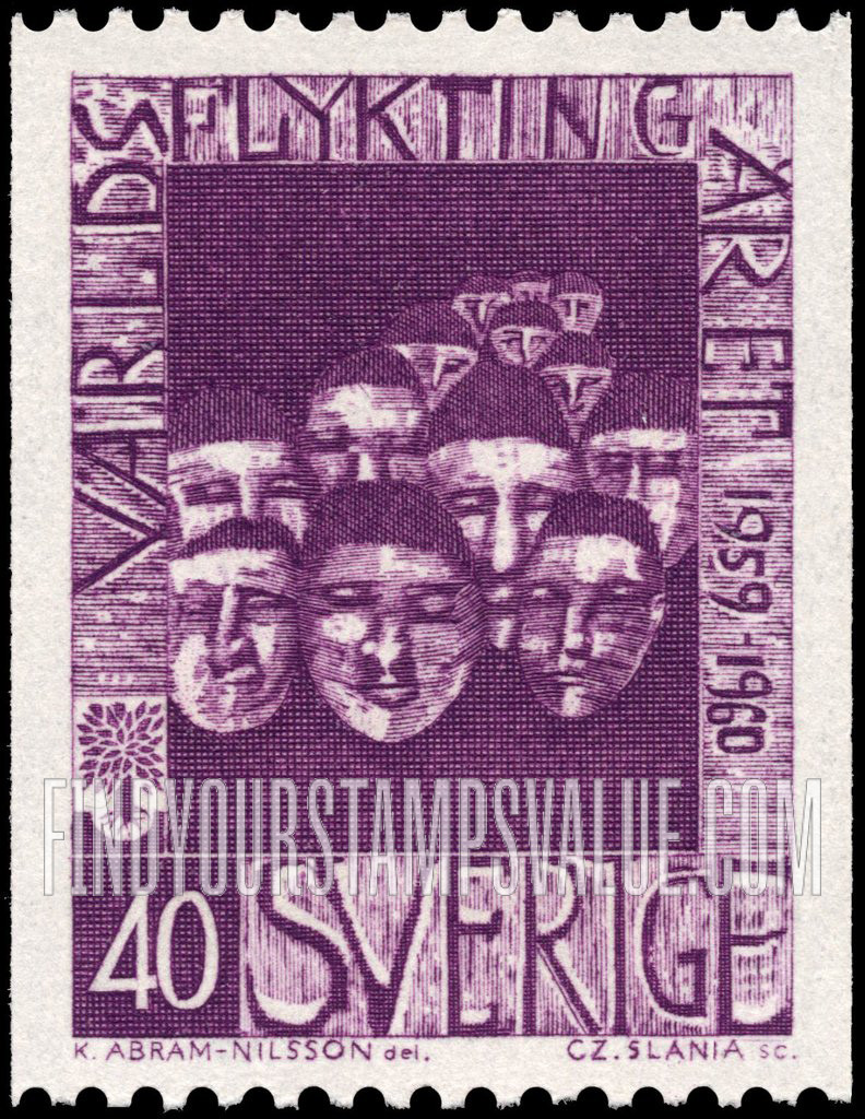 FindYourStampsValue: People of Various Races, WRY Emblem