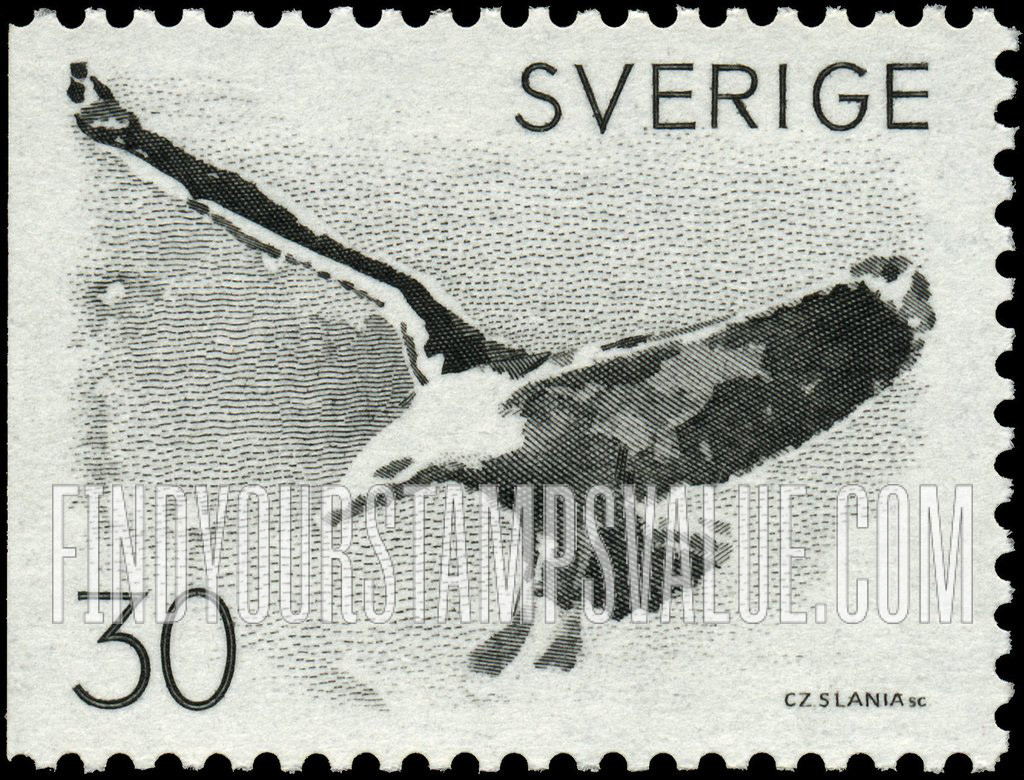 FindYourStampsValue: Black-backed Gull