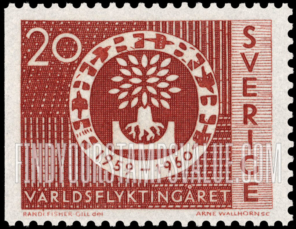 FindYourStampsValue: Uprooted Oak Emblem