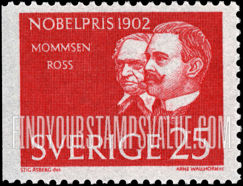 FindYourStampsValue: Theodor Mommsen and Sir Ronald Ross