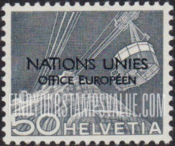 FindYourStampsValue: For The United Nations European Office: Suspension Railway