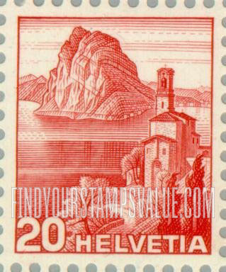 FindYourStampsValue: Federal Administration: Lake Lugano