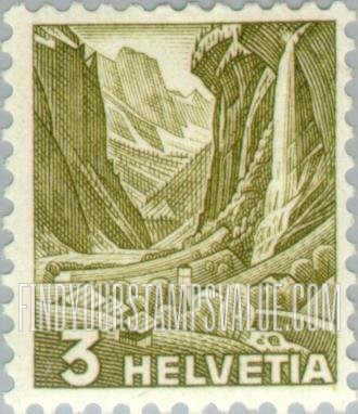 FindYourStampsValue: Federal Administration: Staubbach Falls