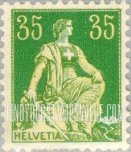 FindYourStampsValue: Federal Administration: Helvetia