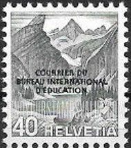 FindYourStampsValue: For The International Bureau of Education: Alpine Lake of Säntis