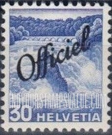 FindYourStampsValue: Official, For General Use: Rhine Falls