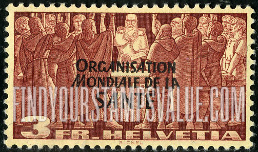 FindYourStampsValue: For The World Health Organization: First Federal Pact, 1291