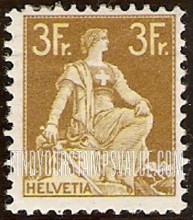 FindYourStampsValue: Federal Administration: Helvetia
