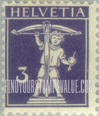 FindYourStampsValue: Federal Administration: William Tell's Son