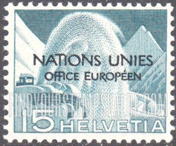 FindYourStampsValue: For The United Nations European Office: Rotary Snow Plow