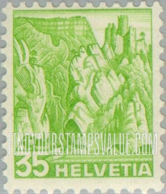 FindYourStampsValue: Federal Administration: Balsthal Pass