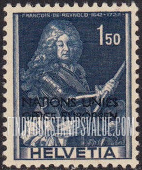 FindYourStampsValue: For The United Nations European Office: Francois de Reynold
