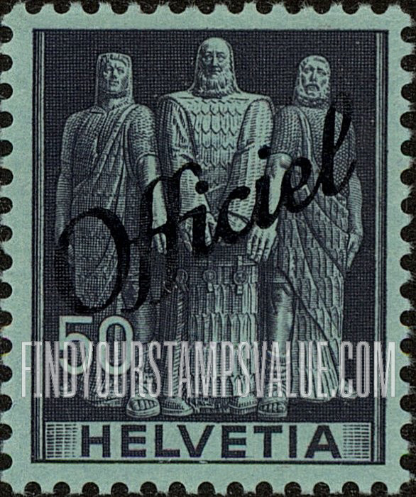 FindYourStampsValue: Official, For General Use: “The Three Swiss”