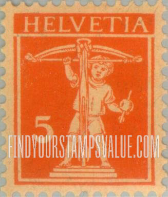 FindYourStampsValue: Federal Administration: William Tell's Son