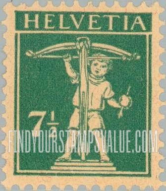 FindYourStampsValue: Federal Administration: William Tell's Son