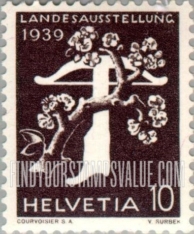 FindYourStampsValue: Federal Administration: Tree and Crossbow