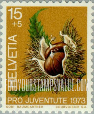 FindYourStampsValue: Semi-Postal: Chestnut