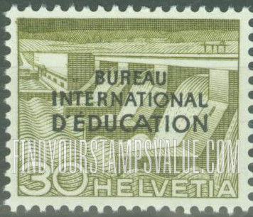 FindYourStampsValue: For The International Bureau of Education: Dam and Power Station