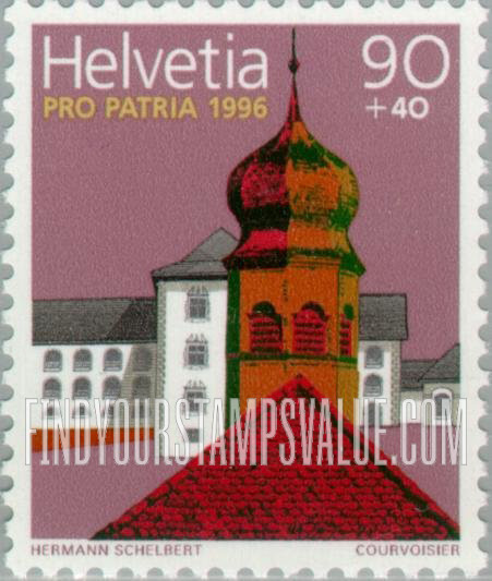 FindYourStampsValue: Semi-Postal, Restorations, projects: Pfäfers Baroque spa complex