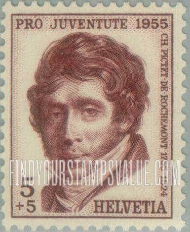 FindYourStampsValue: Semi-Postal: Charles Pictet de Rochemont