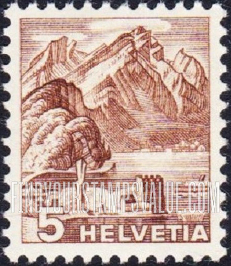 FindYourStampsValue: Federal Administration: Mt. Pilatus