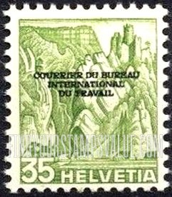 FindYourStampsValue: For The International Labor Bureau: Balsthal Pass