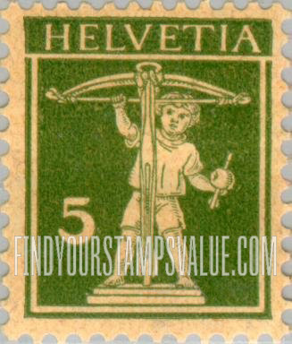 FindYourStampsValue: Federal Administration: William Tell's Son