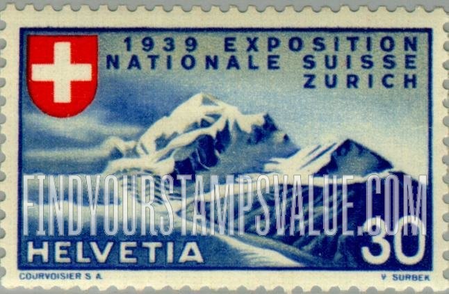 FindYourStampsValue: Federal Administration: Alpine Scenery
