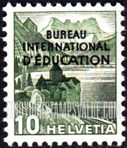 FindYourStampsValue: For The International Bureau of Education: Chillon Castle